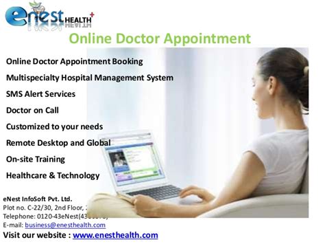 To change an appointment online, you will need to cancel the appointment you already have and online appointments may become available at a certain time of day. Hospital Management Software | Online Doctor Appointment ...