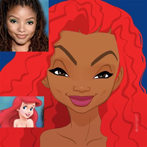Ariel Little Mermaid Black Hair Hair Style Lookbook For Trends