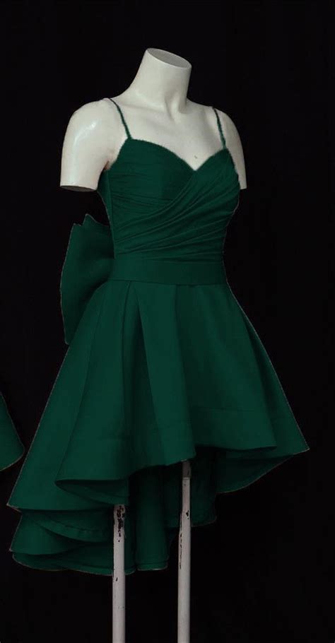Dark Green Prom Dressemerald Green Prom Sparkledress Green