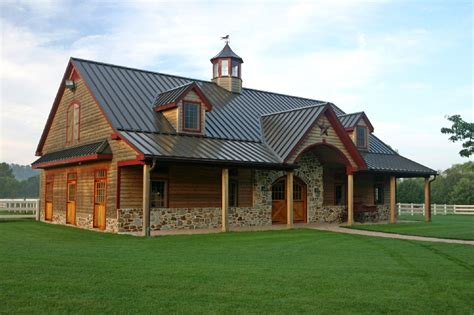 A basic unfinished 2,400 square foot pole barn shell costs between $20,000 to $40,000. Pole Barn House Designs: the Escape from Popular Modern ...