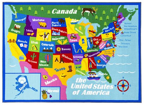 Map Of The United States For Kids World Map Black And White