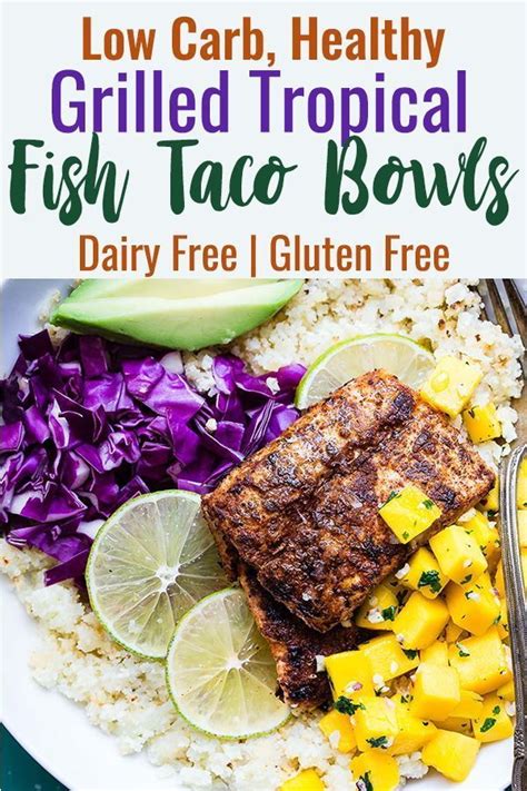 Low carb fish taco bowls. Low Carb Fish Taco Bowls - A healthier, gluten free spin ...
