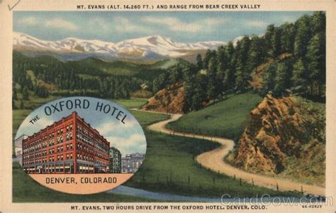 The Oxford Hotel Denver Co Postcard