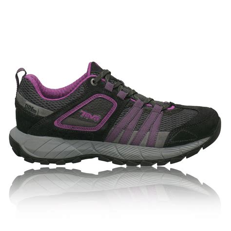 Teva Wapta Womens Grey Purple Waterproof Sneakers Light Trail Walking Shoes