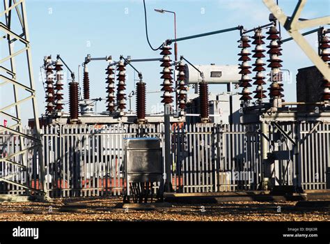 Electric Substation Uk Stock Photo Alamy