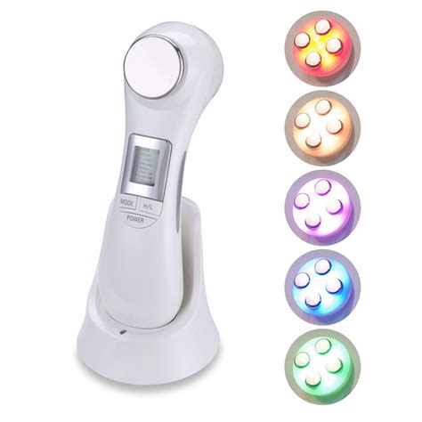 5 In 1 Led Light Therapy Face Massager Facial Firming Care Machine Face Lifting Machine For
