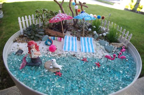 Bring The Beach Right To Your Front Door With A Miniature Fairy Garden