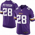 Nike Adrian Peterson Minnesota Vikings Purple Team Color Limited Jersey