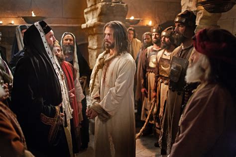 Jesus' next step towards calvary is to the roman governor with the damning evidence that he is the. Jesus Christ before Caiaphas