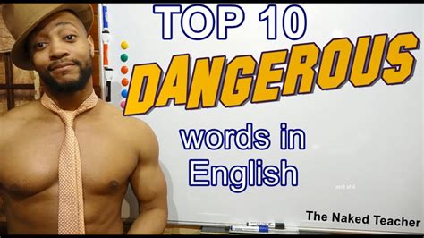 Top 10 Dangerous Words In English Youtube