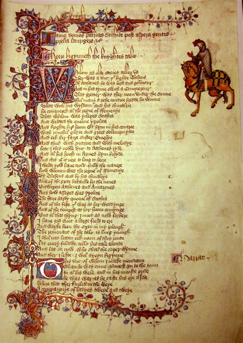 The Canterbury Tales By Geoffrey Chaucer British Literature Wiki