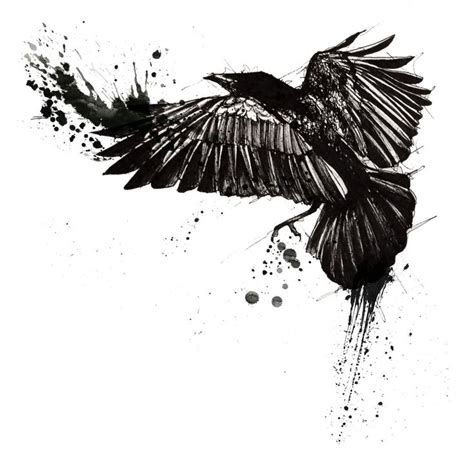 Top 10 Raven Tattoo Designs When We Think About A Unique And