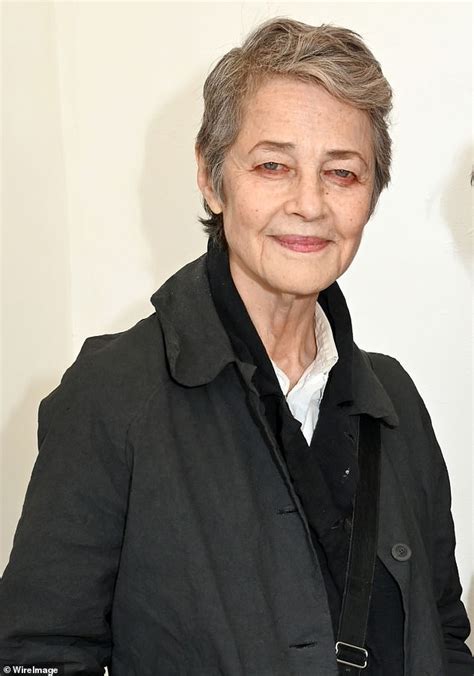 Charlotte Rampling 76 Recalls Flirting With Russell Crowe 58 Before