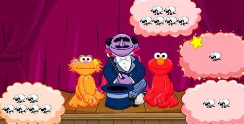 Elmo Zoe S Magical Numbers Game Play Online On Flash Museum