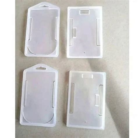 High Quality Plastic Material Made Transparent Id Card Holder Buy
