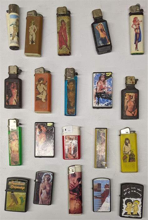 Vintage Lot Of Sexy Nude Lady Woman Lighters Untested Sold As Is Collection Ebay