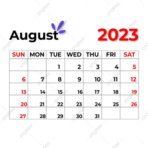 Gambar Kalender Bulanan Agustus 2023 Kalender Agustus Kalender