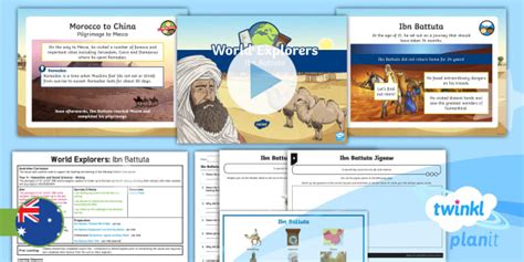Planit Hass History Year 4 World Explorers Lesson 3 Ibn Battuta