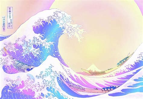The Great Wave Off Kanagawa Drawing By The Gallery Fine Art America