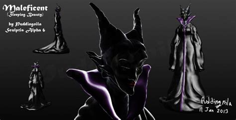 Maleficent 3d Model By Puddingnila On Deviantart
