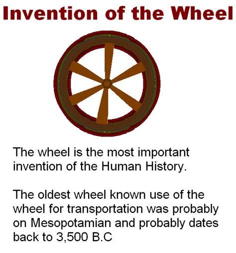 Wheel Invention Of Wheel