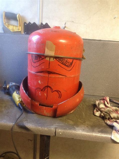 When Stormtroopers Keep You Warm Design Teacher Repurposes Spent Gas Canisters As Sci Fi Stoves