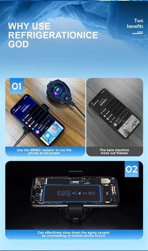 Phone Cooler Cellphone Radiator Dual Semi Conductor Cooling Chip Phone
