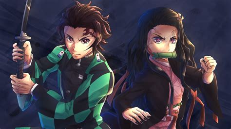 2048x1152 Nezuko Kamado And Tanjirou Kamado 2048x1152 Resolution