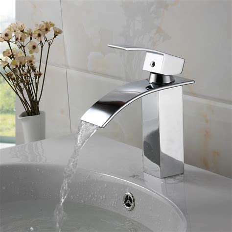 Elite Single Handle Bathroom Waterfall Faucet And Reviews Wayfair