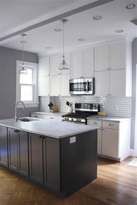Benjamin Moore Kendall Charcoal Paint On Kitchen Island From Olive Our