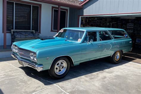 This Wheels Up 65 Chevelle 4 Door Wagon Is One Surfers Paradise
