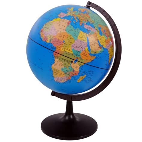 Large World Globe Rotating Swivel Map Earth Atlas Geography Diameter