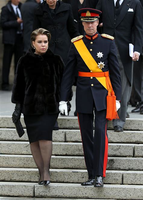 Prince Félix and Princess Claire Attend Funeral of Grand Duke Jean of