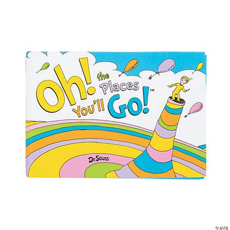 Dr Seuss™ Oh The Places Youll Go Autograph Books 12 Pc Oriental Trading
