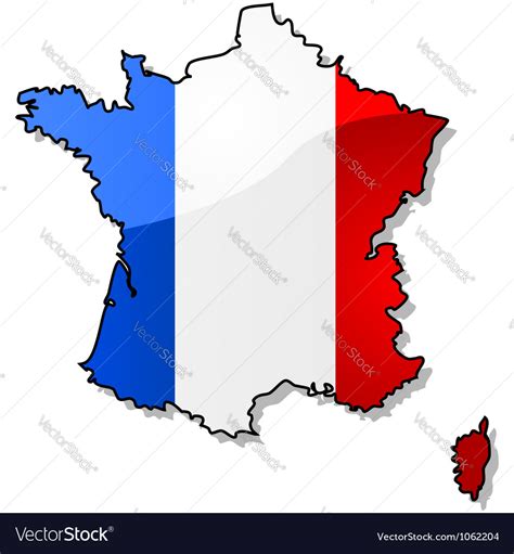 France Map Royalty Free Vector Image Vectorstock