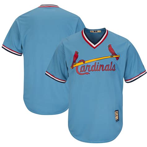 St Louis Cardinals Majestic Cooperstown Cool Base Team Jersey St