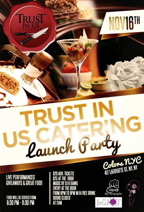 A Launch Party For A Catering Company You Can Trust Tha L Spot Ent
