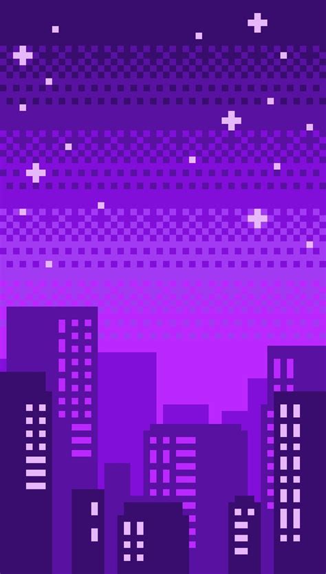 Purple Dreams Credit Pixeldreams Pixel Art Background Pixel Art