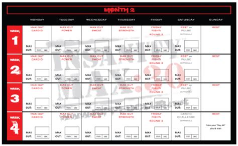 Insanity Max30 Workout Schedule Life Insurance Needed Rippedclub