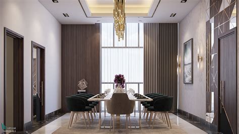 Modern Dining Room In Dubai On Behance