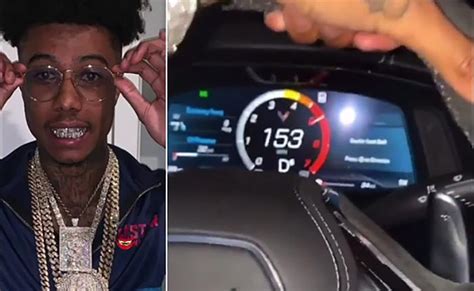 Video Rapper Blueface Casually Drives His C8 Corvette To 157 Mph