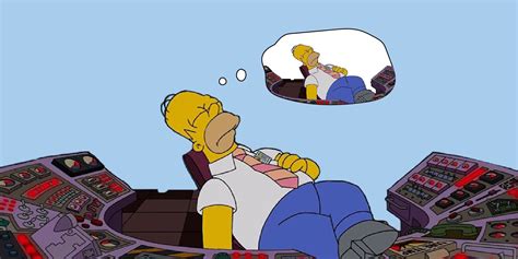Homer Simpson Sleeping At Work