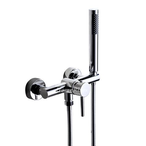 Deck mounted number of handles: Wall Mount Tub Faucet Single Handle 2 Hole Hand Shower ...