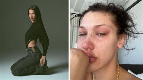 bella hadid shares crying selfies talks about her mental health struggles in viral insta post
