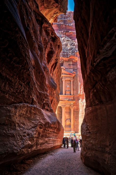 Petra The Treasury From The Siq Photo