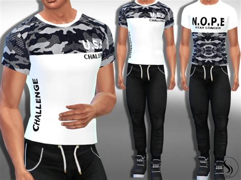 Casual And Athletic Tops M By Saliwa At Tsr Sims 4 Updates