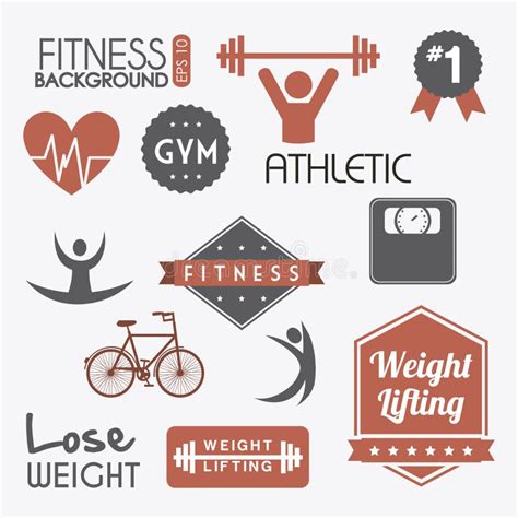 Fitness Vector Stock Vector Illustration Of Bicycle 30942508