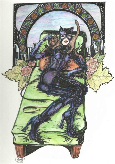 Catwoman In Colour By Artiste Reveur On DeviantArt