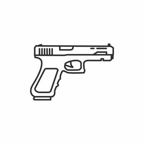 Firearms Glock Handguns Military Swat Weapons Gun Icon Download