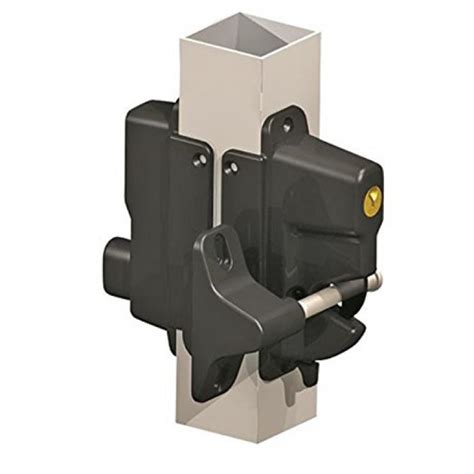 Double Sided Lockable Gate Latch Imaginghop